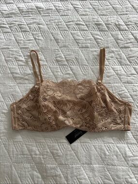 Soma The Camisole Bra Size 36 B Underwire Lightweight Soft Tan Brianna New!